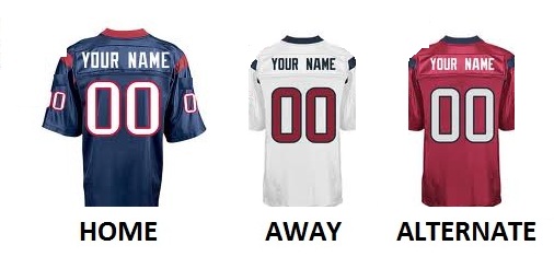 HOUSTON Pro Football Number Kit - Click Image to Close